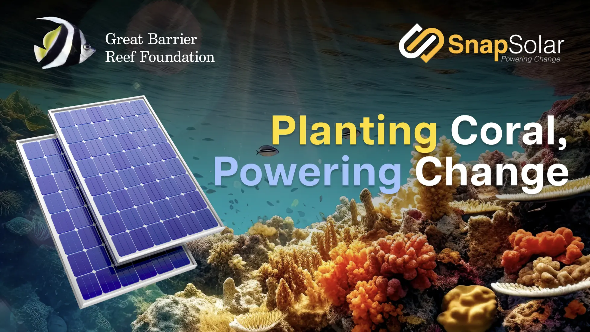 SnapSolar is Partnering with the Great Barrier Reef Foundation